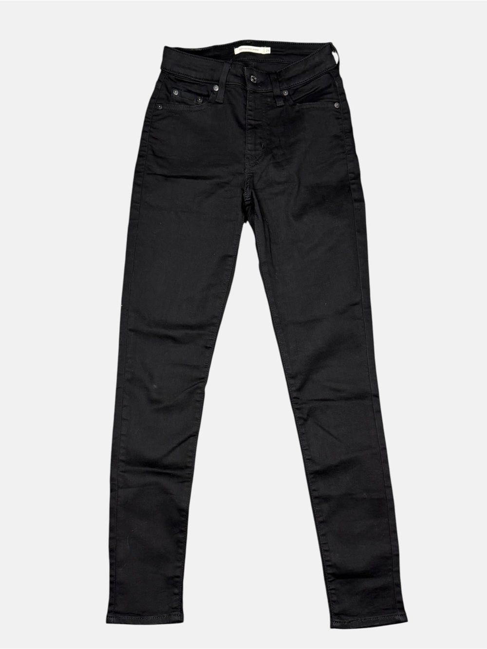 Levis 721 High-Rise Skinny Women's Jeans Soft Black Size 26
